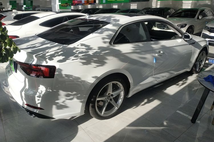 Used Audi A5 2019 Coupe 40 TFSI Fashion Edition China V Emission Standard Rear Right 45 Deg
