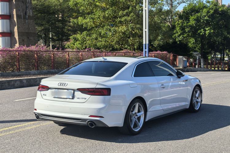 Used Audi A5 2019 Coupe 40 TFSI Fashion Edition China V Emission Standard Rear Right 45 Deg