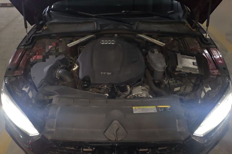 Used Audi A5 2020 Coupe 40 TFSI Fashion Edition China VI Emission Standard Engine Bay