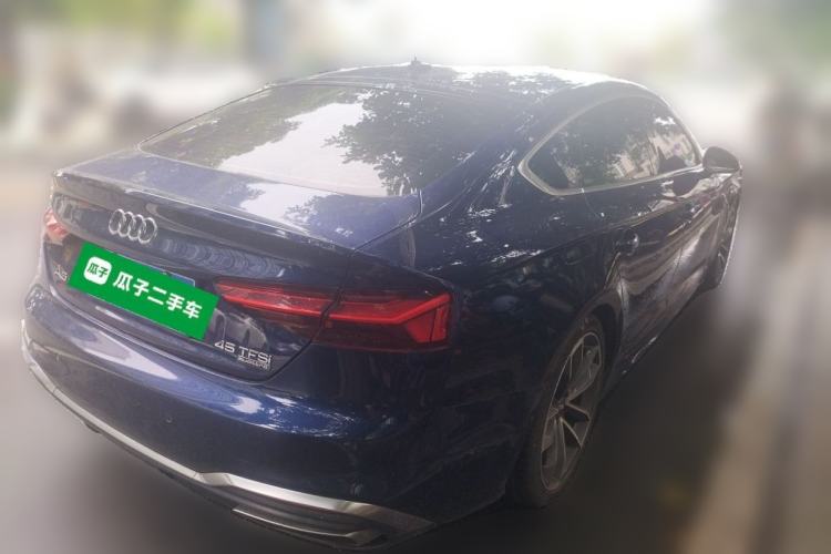 Used Audi A5 2020 Coupe 40 TFSI Fashion Edition China VI Emission Standard Rear Right 45 Deg
