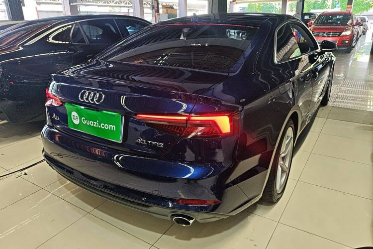 Used Audi A5 2020 Coupe 40 TFSI Fashion Edition China VI Emission Standard Rear Right 45 Deg