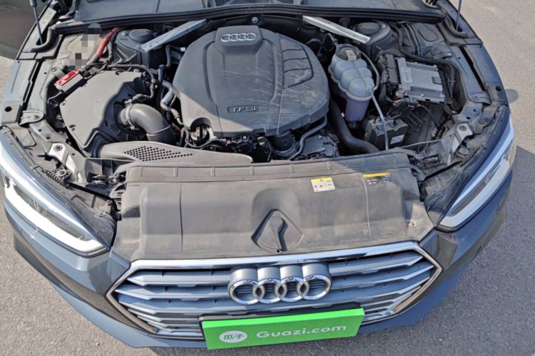 Used Audi A5 2020 Coupe 40 TFSI Fashion Edition China VI Emission Standard Engine Bay