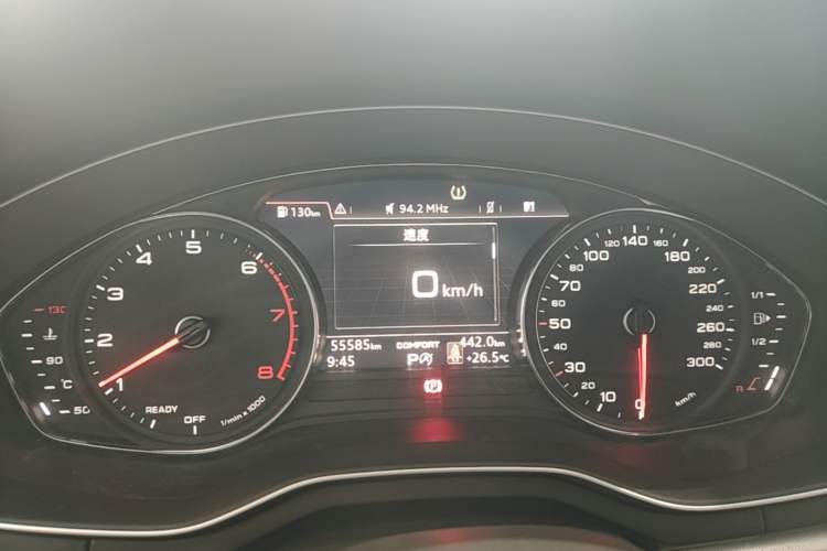 Used Audi A5 2020 Coupe 40 TFSI Fashion Edition China VI Emission Standard Instrument Cluster