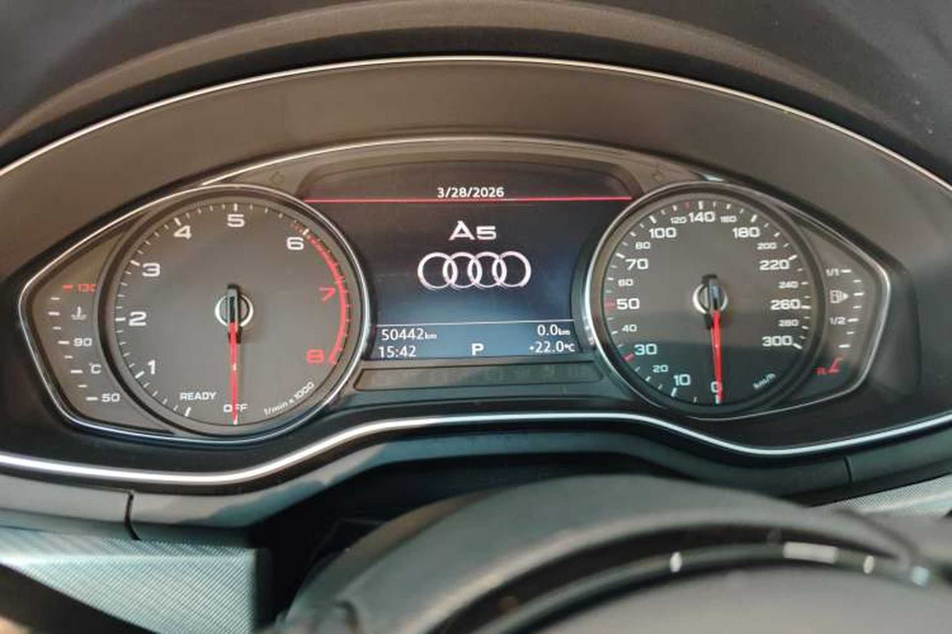 Used Audi A5 2020 Coupe 40 TFSI Fashion Edition China VI Emission Standard Instrument Cluster