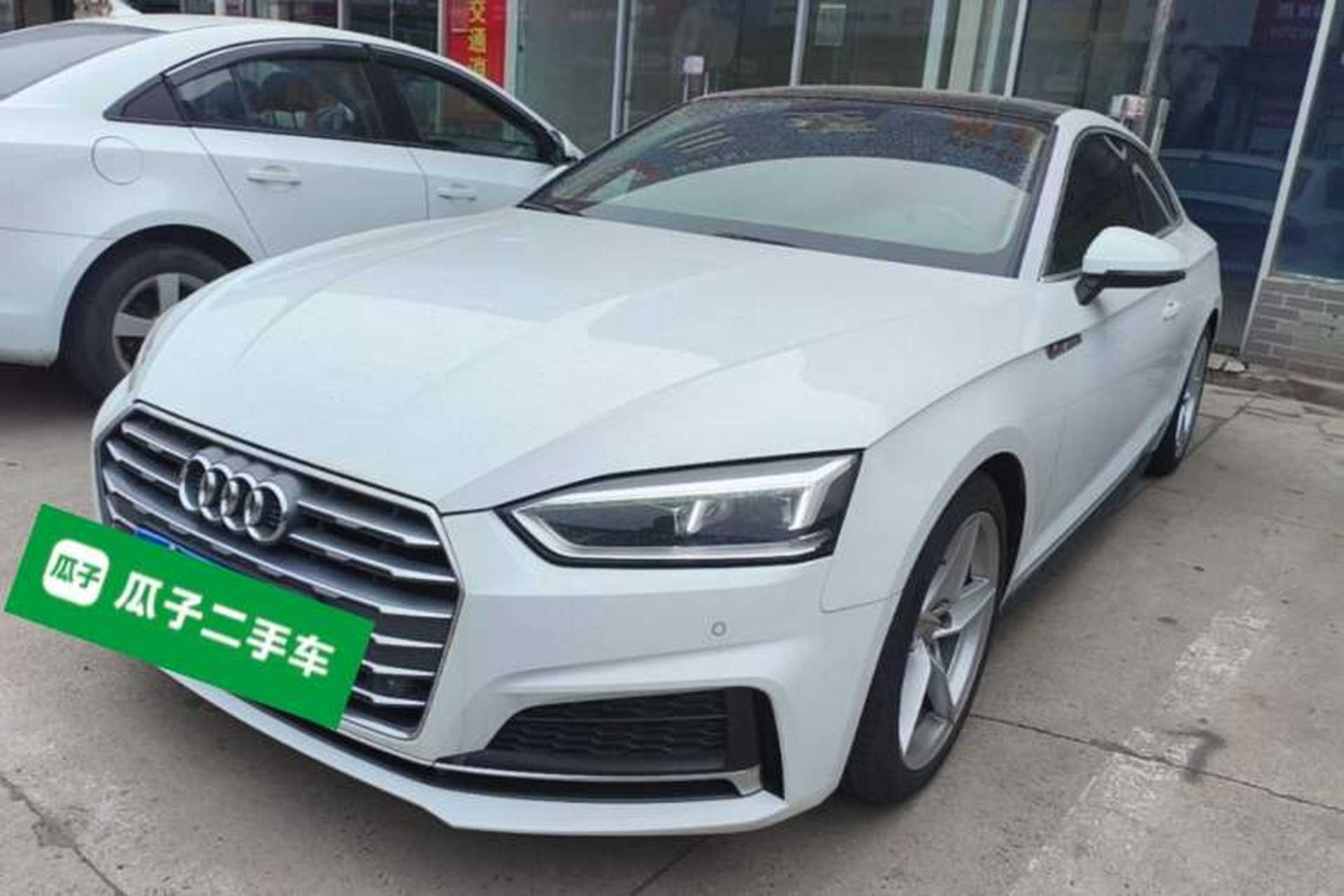 Used Audi A5 2020 Coupe 40 TFSI Fashion Edition China VI Emission Standard Front Left 45 Deg