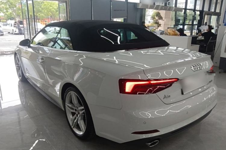 Used Audi A5 2020 Cabriolet 40 TFSI Fashion Edition China VI Emission Standard Rear Left 45 Deg