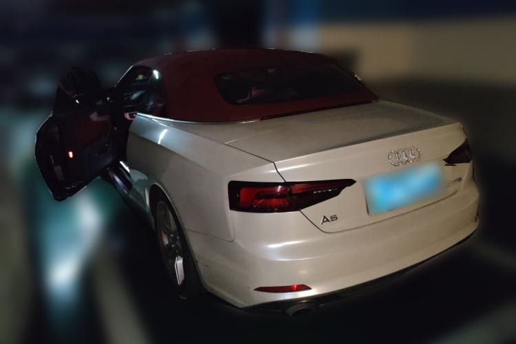 Used Audi A5 2020 Cabriolet 40 TFSI Fashion Edition China VI Emission Standard Rear Left 45 Deg