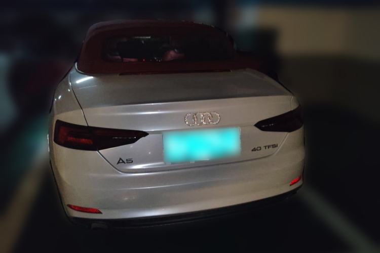 Used Audi A5 2020 Cabriolet 40 TFSI Fashion Edition China VI Emission Standard Rear
