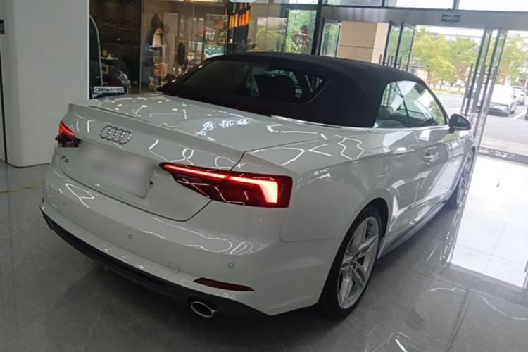 Used Audi A5 2020 Cabriolet 40 TFSI Fashion Edition China VI Emission Standard Rear Right 45 Deg