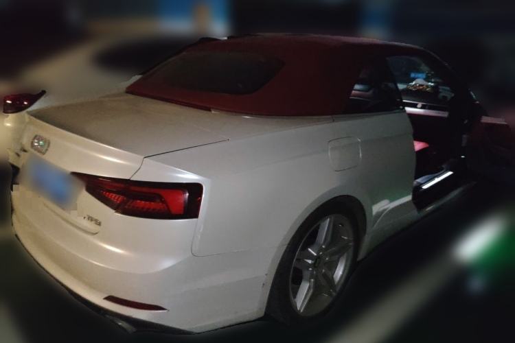 Used Audi A5 2020 Cabriolet 40 TFSI Fashion Edition China VI Emission Standard Rear Right 45 Deg
