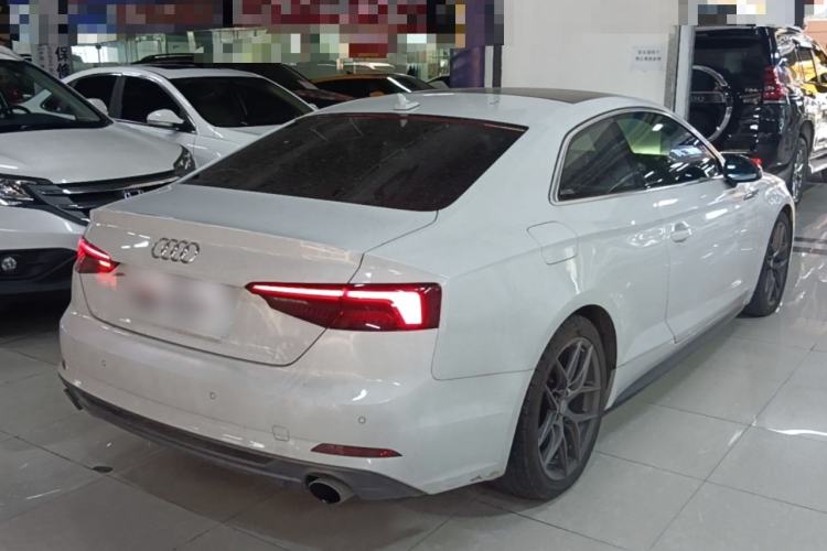 Used Audi A5 2020 Coupe 40 TFSI Fashion Edition China VI Emission Standard Rear Right 45 Deg