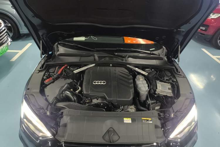 Used Audi A5 2021 Coupe 40 TFSI Fashionable and Dynamic Model Engine Bay