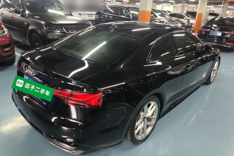 Used Audi A5 2021 Coupe 40 TFSI Fashionable and Dynamic Model Rear Right 45 Deg