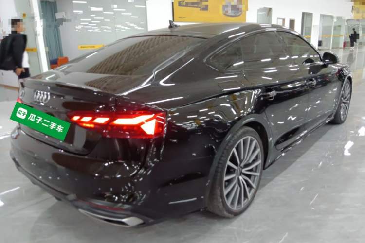 Used Audi A5 2021 Sportback 40 TFSI quattro Luxury Dynamic Model Rear Right 45 Deg