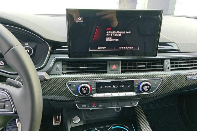 Used Audi A5 2021 Sportback 40 TFSI Stylish and Elegant Model Audio And AC Panel