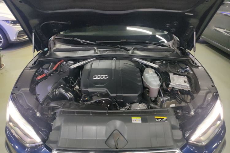 Used Audi A5 2021 Coupe 40 TFSI Fashionable and Dynamic Model Engine Bay