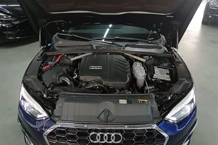 Used Audi A5 2021 Coupe 40 TFSI Fashionable and Dynamic Model Engine Bay