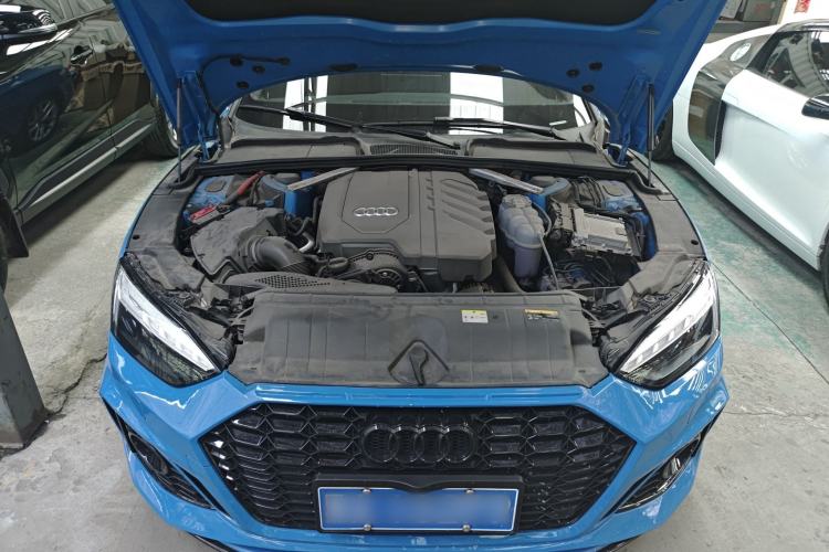 Used Audi A5 2021 Coupe 40 TFSI Fashionable and Dynamic Model Engine Bay
