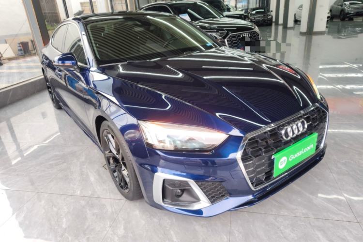 Used Audi A5 2021 Sportback 40 TFSI Fashionable and Dynamic Model Front Right 45 Deg
