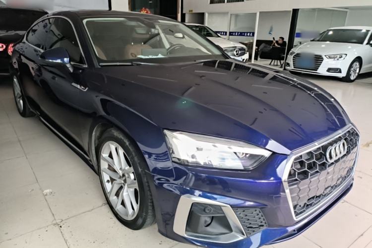 Used Audi A5 2021 Sportback 40 TFSI Stylish and Elegant Model Front Right 45 Deg