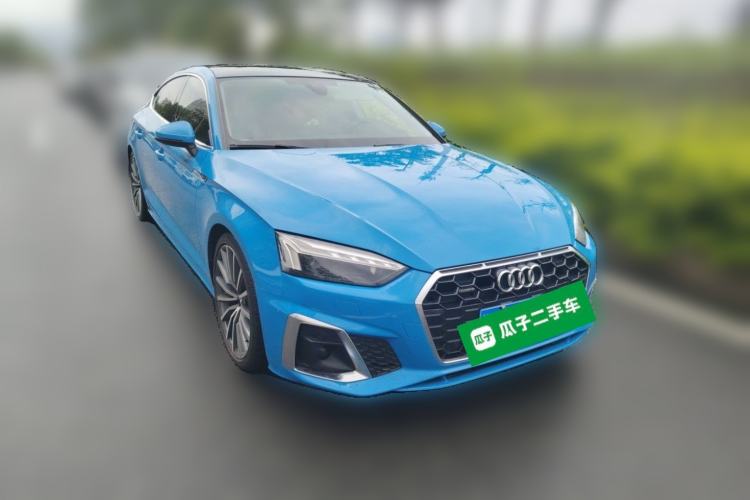 Used Audi A5 2021 Sportback 40 TFSI quattro Luxury Dynamic Model Front Right 45 Deg