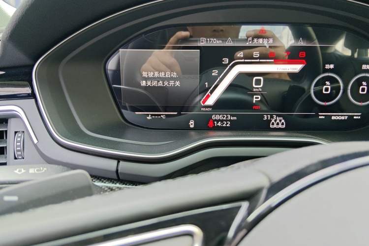 Used Audi A5 2021 Sportback 40 TFSI Stylish and Elegant Model Odometer Close Up