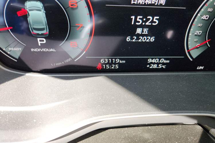 Used Audi A5 2021 Sportback 40 TFSI Stylish and Elegant Model Odometer Close Up