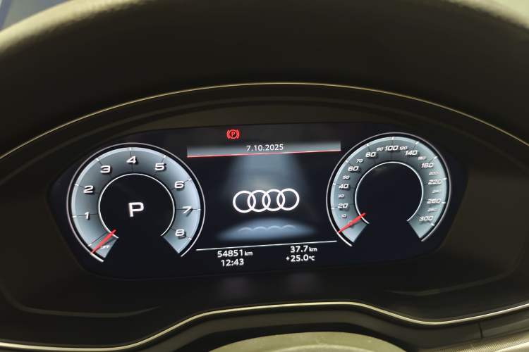 Used Audi A5 2021 Sportback 40 TFSI Fashionable and Dynamic Model Odometer Close Up
