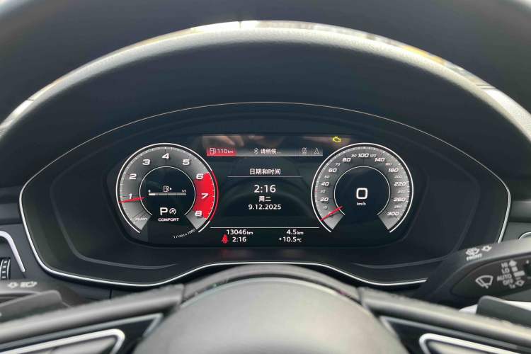 Used Audi A5 2021 Sportback 40 TFSI quattro Luxury Prestige Edition Odometer Close Up