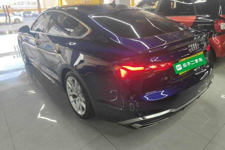 Used Audi A5 2021 Sportback 40 TFSI Stylish and Elegant Model Rear Left 45 Deg