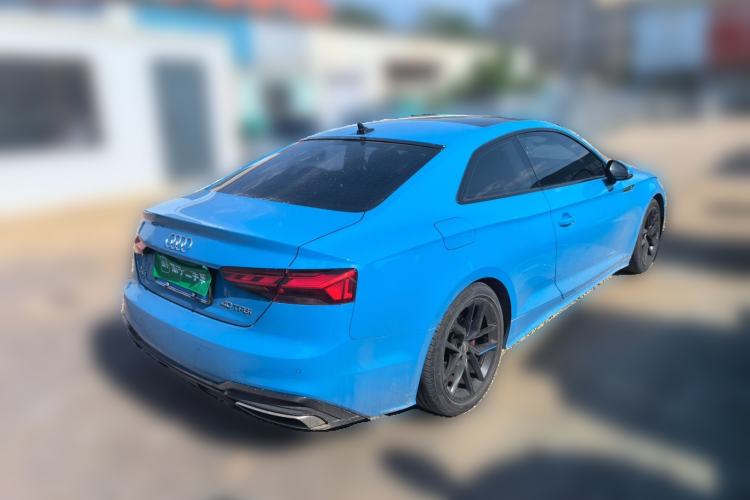 Used Audi A5 2021 Coupe 40 TFSI Fashionable and Dynamic Model Rear Right 45 Deg