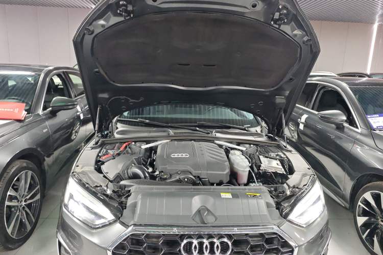 Used Audi A5 2021 Coupe 40 TFSI Fashionable and Dynamic Model Engine Bay