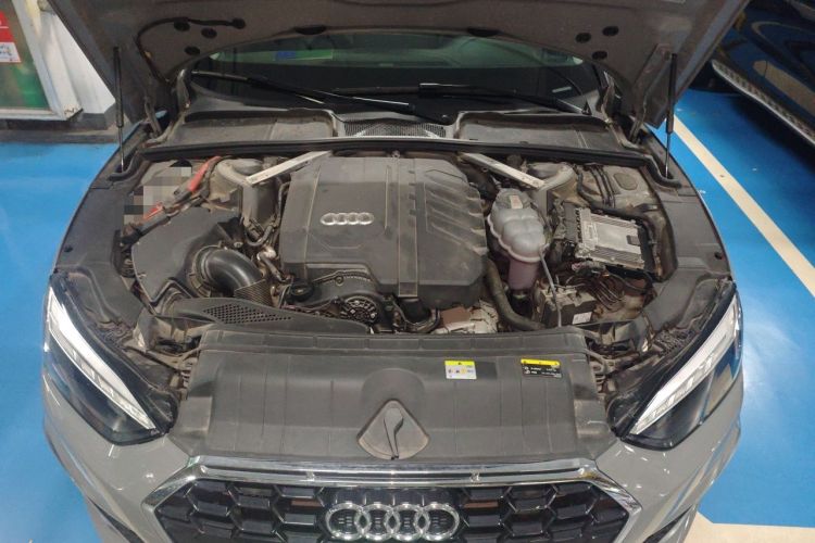 Used Audi A5 2021 Coupe 40 TFSI Fashionable and Dynamic Model Engine Bay