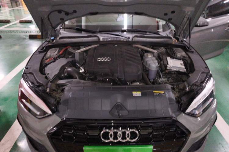 Used Audi A5 2021 Coupe 40 TFSI Fashionable and Dynamic Model Engine Bay