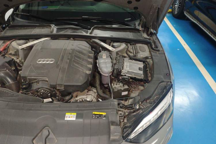 Used Audi A5 2021 Coupe 40 TFSI Fashionable and Dynamic Model Engine Bay Left