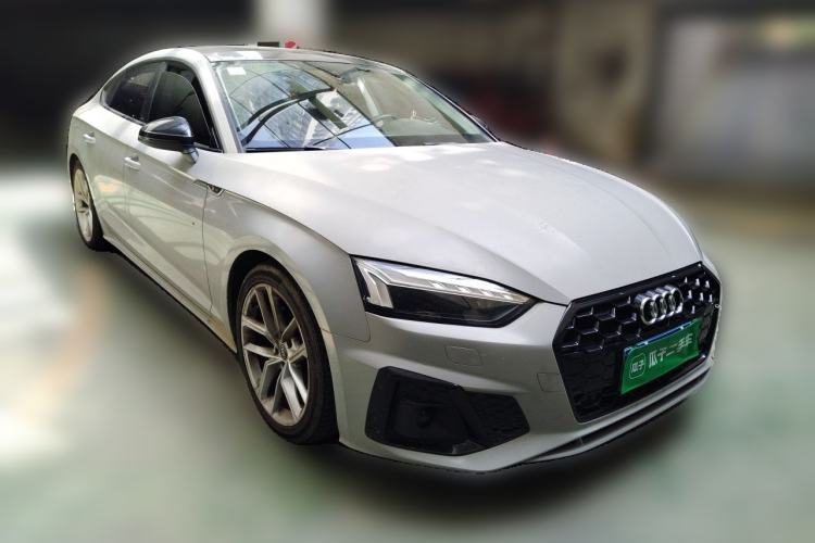 Used Audi A5 2021 Sportback 40 TFSI Fashionable and Dynamic Model Front Right 45 Deg
