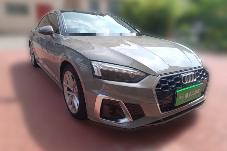 Used Audi A5 2021 Coupe 40 TFSI Fashionable and Dynamic Model Front Right 45 Deg