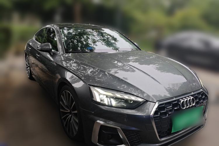 Used Audi A5 2021 Sportback 40 TFSI quattro Luxury Dynamic Model Front Right 45 Deg