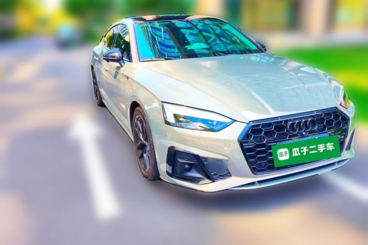 Used Audi A5 2021 Sportback 40 TFSI Fashionable and Dynamic Model Front Right 45 Deg