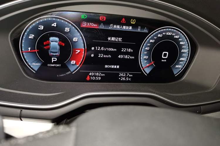 Used Audi A5 2021 Coupe 45 TFSI quattro Prestige Dynamic Edition Odometer Close Up