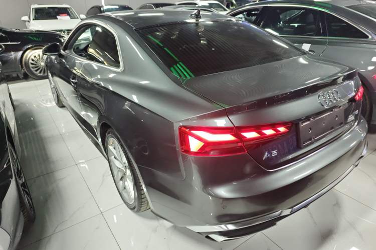 Used Audi A5 2021 Coupe 40 TFSI Fashionable and Dynamic Model Rear Left 45 Deg