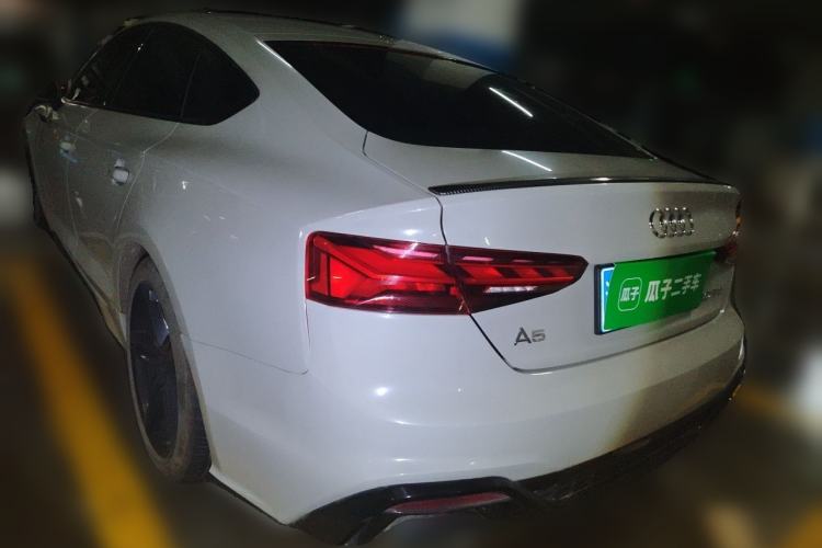 Used Audi A5 2021 Sportback 40 TFSI Fashionable and Dynamic Model Rear Left 45 Deg