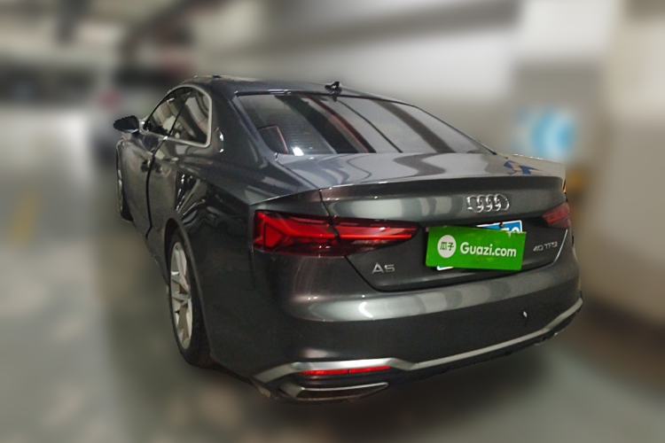 Used Audi A5 2021 Coupe 40 TFSI Fashionable and Dynamic Model Rear Left 45 Deg