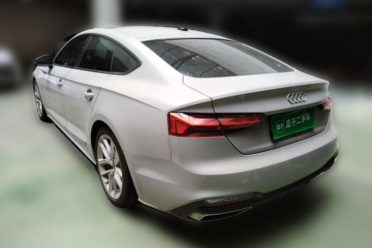 Used Audi A5 2021 Sportback 40 TFSI Fashionable and Dynamic Model Rear Left 45 Deg