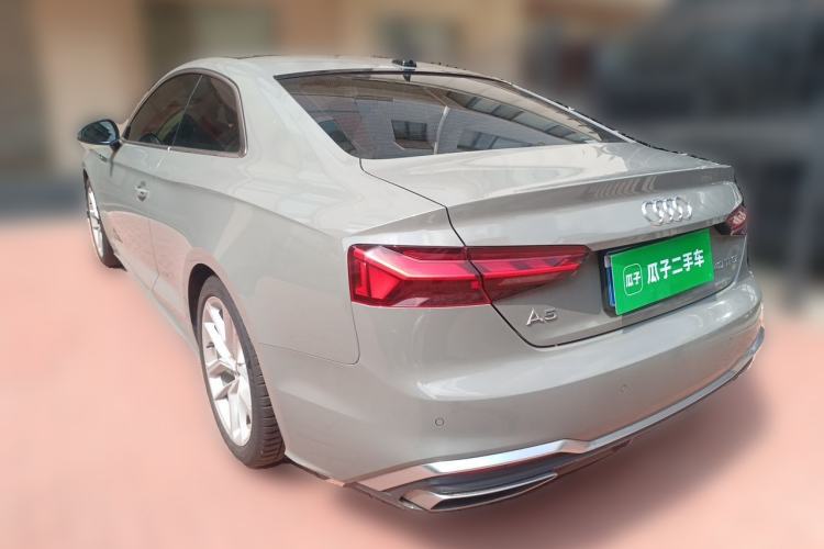 Used Audi A5 2021 Coupe 40 TFSI Fashionable and Dynamic Model Rear Left 45 Deg