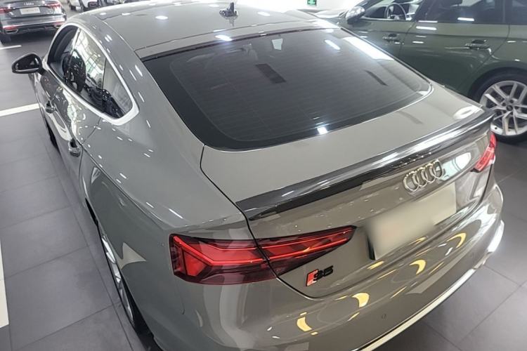 Used Audi A5 2021 Sportback 40 TFSI Fashionable and Dynamic Model Rear Left 45 Deg