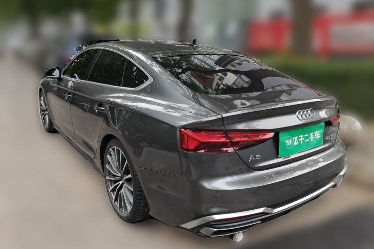 Used Audi A5 2021 Sportback 40 TFSI quattro Luxury Dynamic Model Rear Left 45 Deg