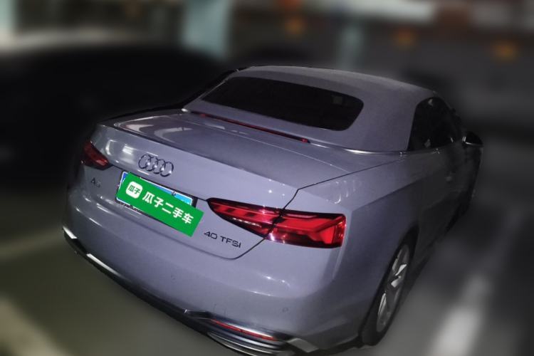 Used Audi A5 2021 Cabriolet 40 TFSI Fashionable and Dynamic Model Rear Right 45 Deg