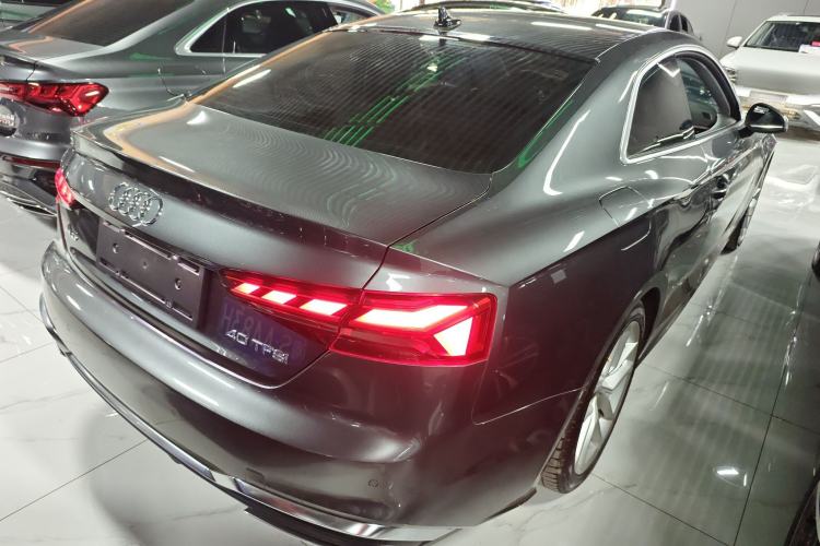 Used Audi A5 2021 Coupe 40 TFSI Fashionable and Dynamic Model Rear Right 45 Deg
