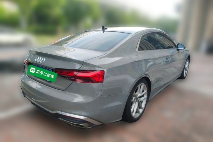 Used Audi A5 2021 Coupe 40 TFSI Fashionable and Dynamic Model Rear Right 45 Deg